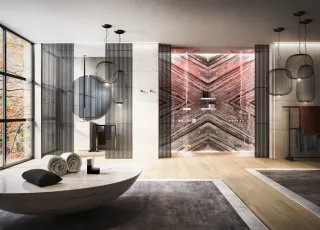 Верхний душ Gessi Afilo 57409.279 30x50 см тропический ливень водопад распыление хромотерапия белый матовый